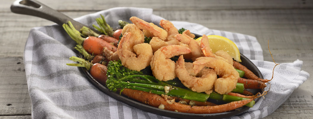 OCEAN INNOVATIONS<sup>®</sup> Dipt’n Dusted<sup>®</sup> <br>Pub-Style Parcut Shrimp