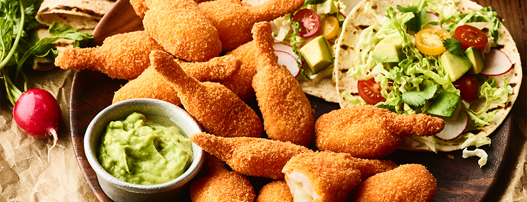 MARINER JACK<sup>®</sup> Spicy Breaded Cheese Stuffed Shrimp with TABASCO<sup>®</sup> brand Original Red Sauce flavor